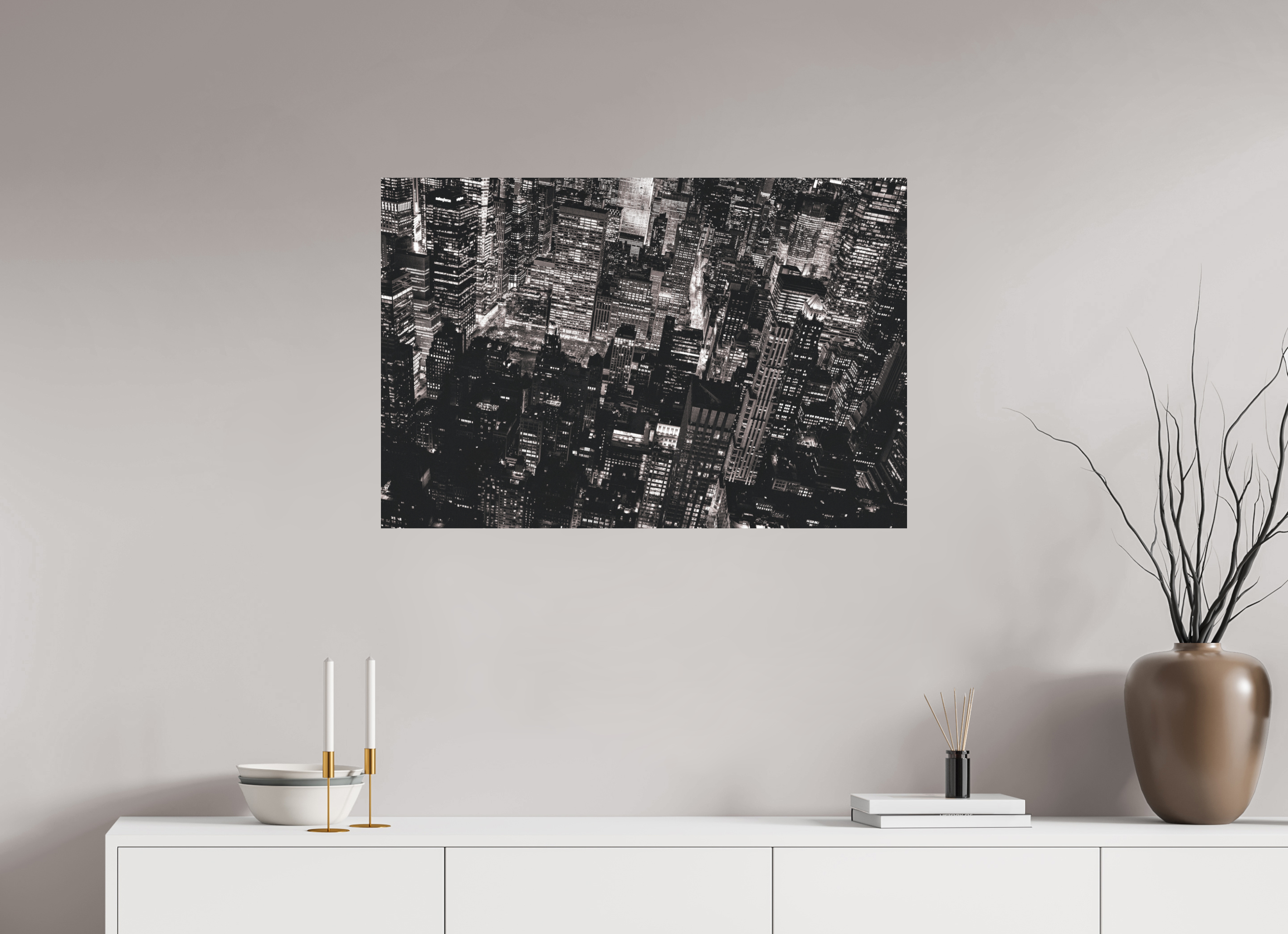 90 x 60 cm, Fine Art auf Alu-Dibond New York Nights 7