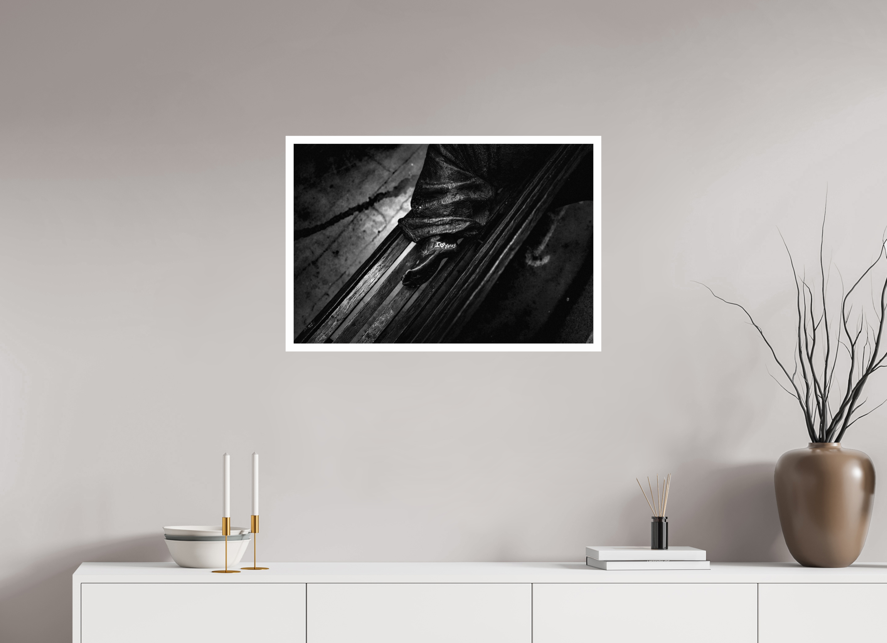 75 x 50 cm, Unframed (Hahnemühle Photo Rag Baryta) Love NEW
