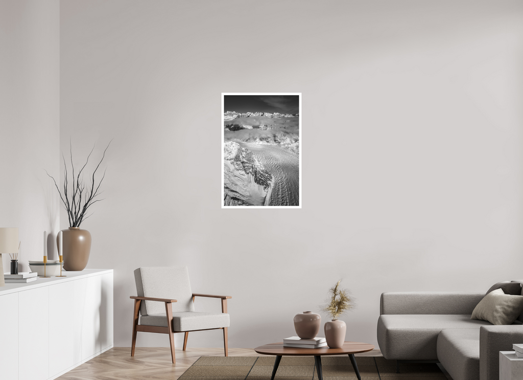 60 x 88,3 cm, Unframed (Hahnemühle Photo Rag Baryta) Denali's Muldrow Glacier NEW