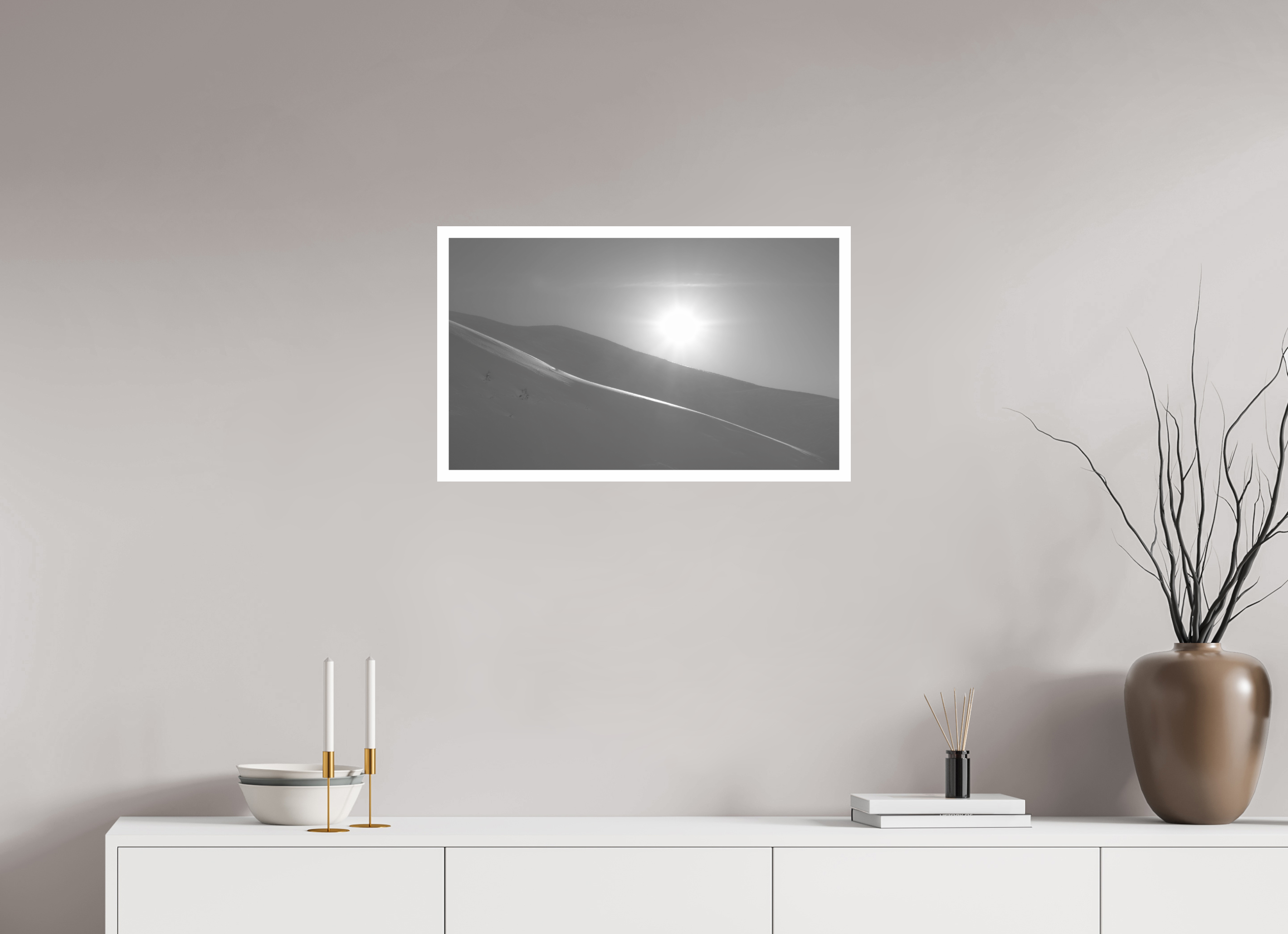 67,3 x 40 cm, Unframed (Hahnemühle Photo Rag Baryta) Nebelhorn NEW