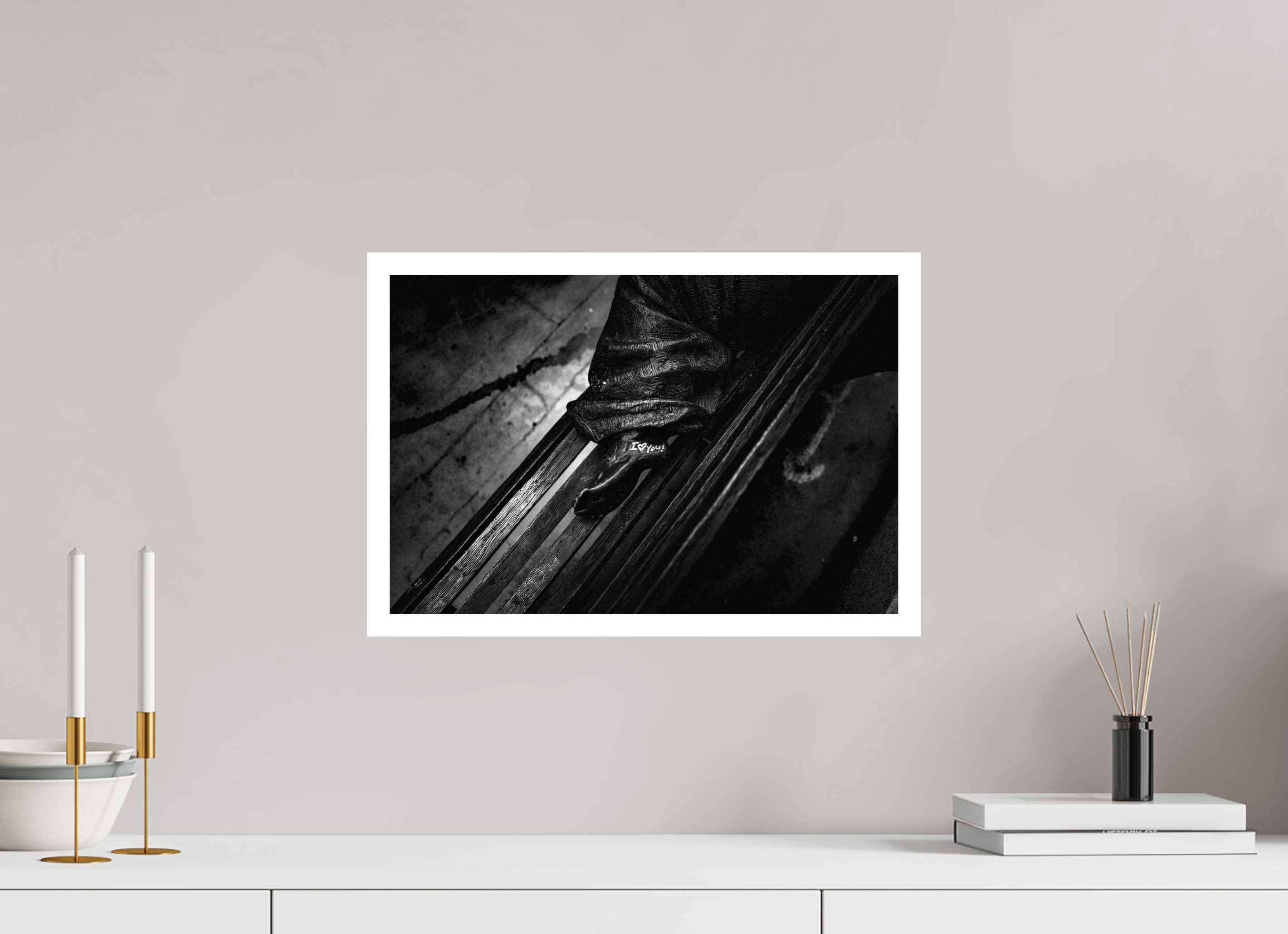 45 x 30 cm, Unframed (Hahnemühle Photo Rag Baryta) Love NEW