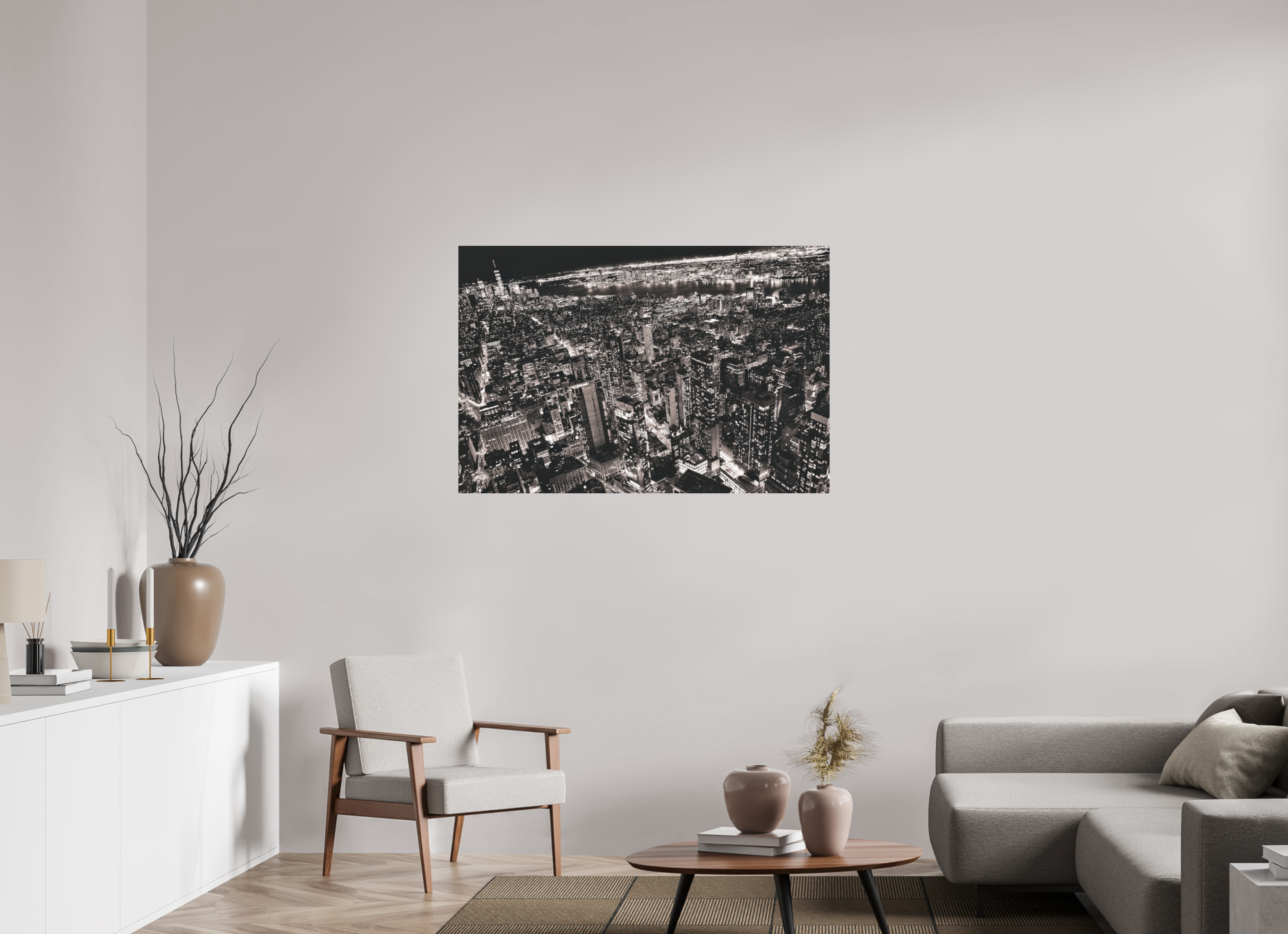 120 x 80 cm, Fine Art auf Alu-Dibond New York Nights 1