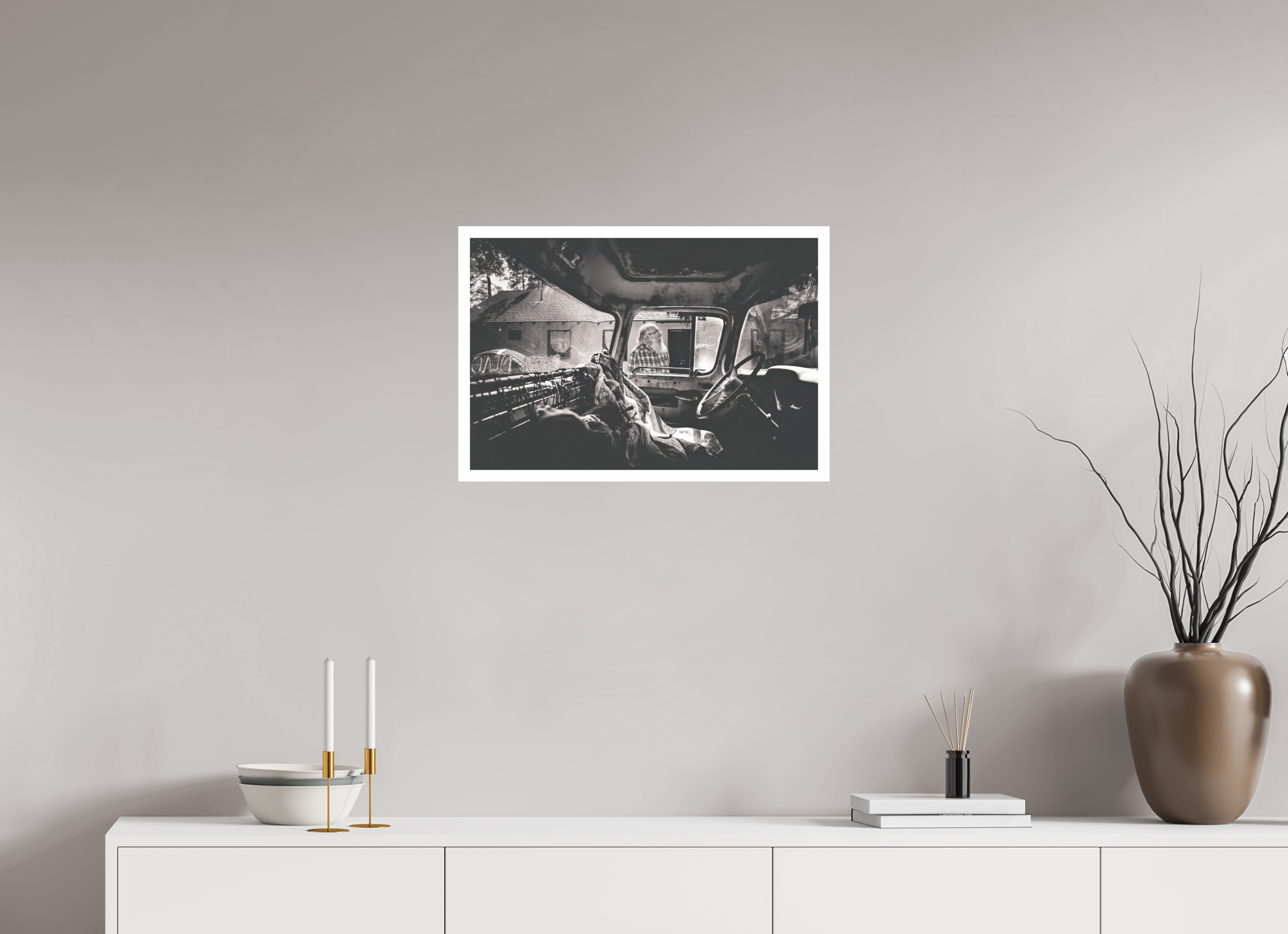 60 x 40 cm, Unframed (Hahnemühle Photo Rag Baryta) Art & The Grateful Dead Truck NEW