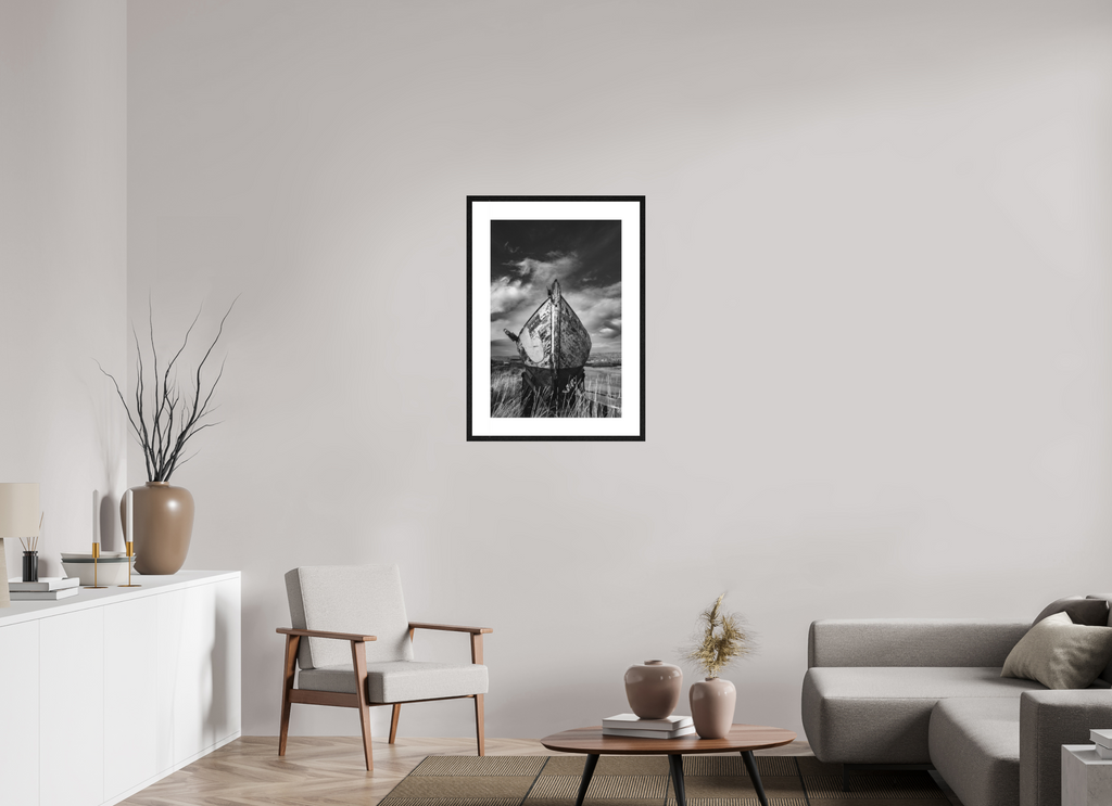 50 x 75 cm, Framed Passepartout (Hahnemühle Photo Rag Baryta) Rest NEW