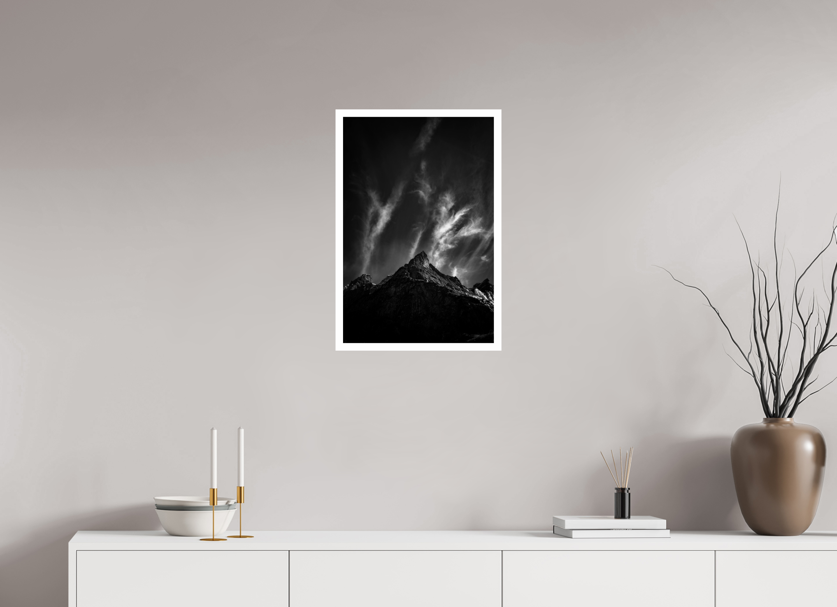 40 x 60 cm, Unframed (Hahnemühle Photo Rag Baryta) Schreckhorn NEW