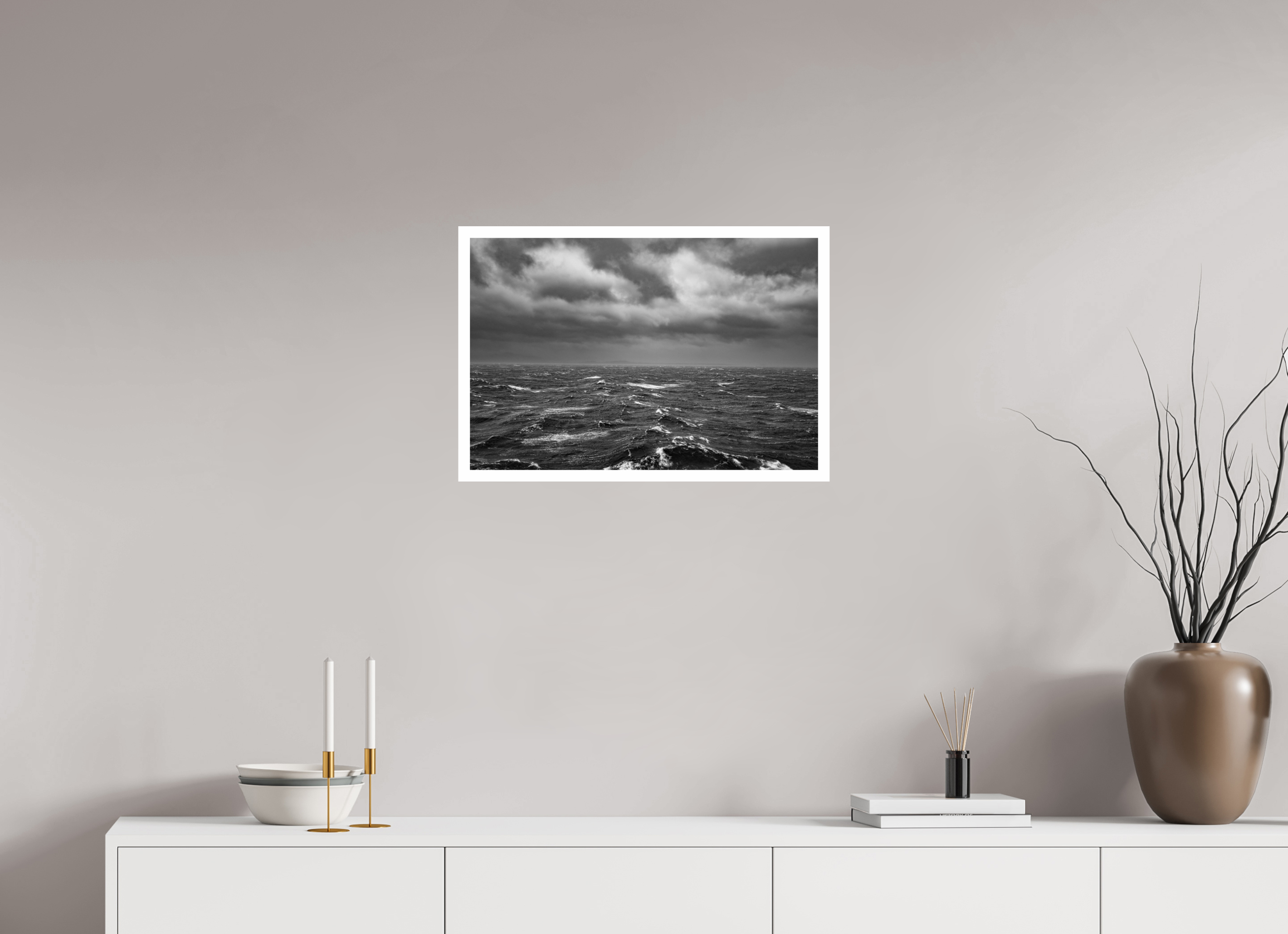 60 x 40 cm, Unframed (Hahnemühle Photo Rag Baryta) Alaskan Rough Sea NEW