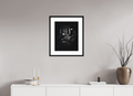 40 x 49,9 cm, Framed Passepartout (Hahnemühle Photo Rag Baryta) Bjarne
