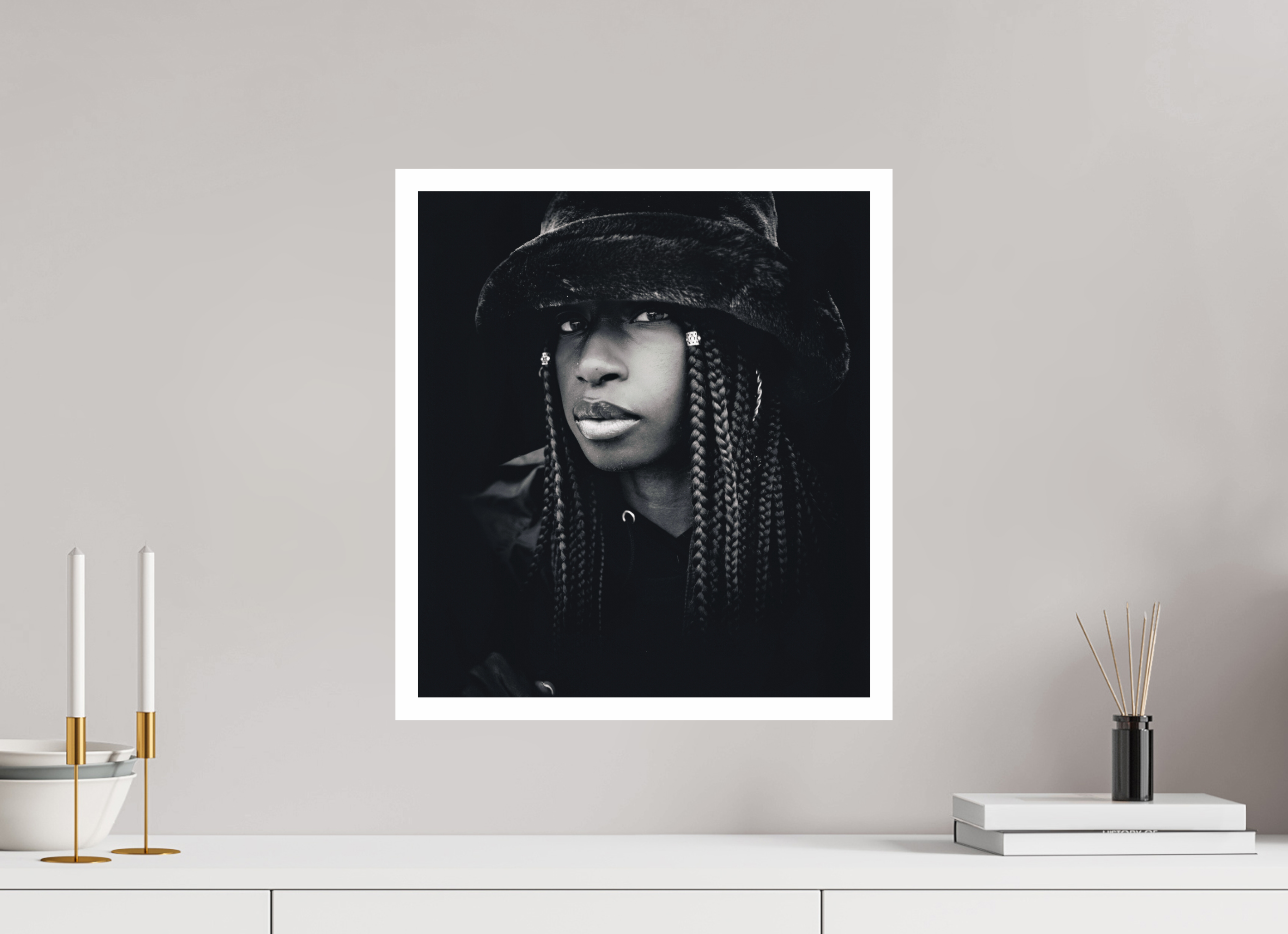 40 x 44,8 cm, Unframed (Hahnemühle Photo Rag Baryta) Cindy (Los Angeles, California)