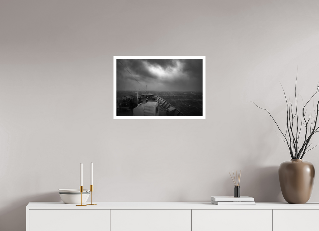 60 x 40 cm, Unframed (Hahnemühle Photo Rag Baryta) Storm on the Alaska Ferry NEW