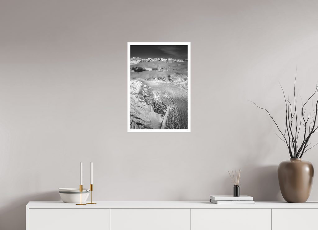 40 x 58,9 cm, Unframed (Hahnemühle Photo Rag Baryta) Denali's Muldrow Glacier NEW