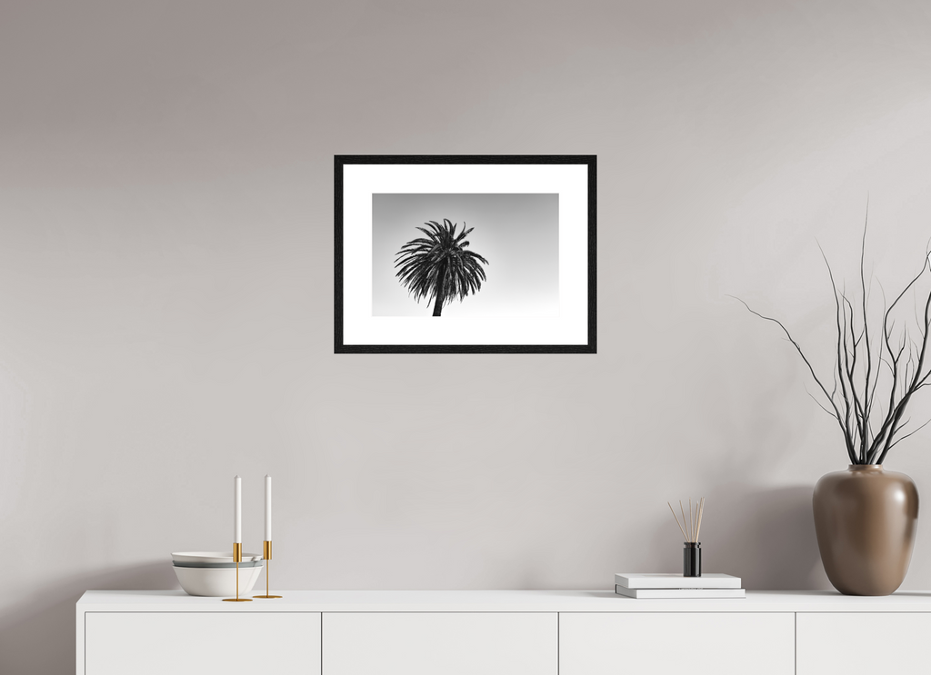 45 x 30 cm, Framed Passepartout (Hahnemühle Photo Rag Baryta) One NEW
