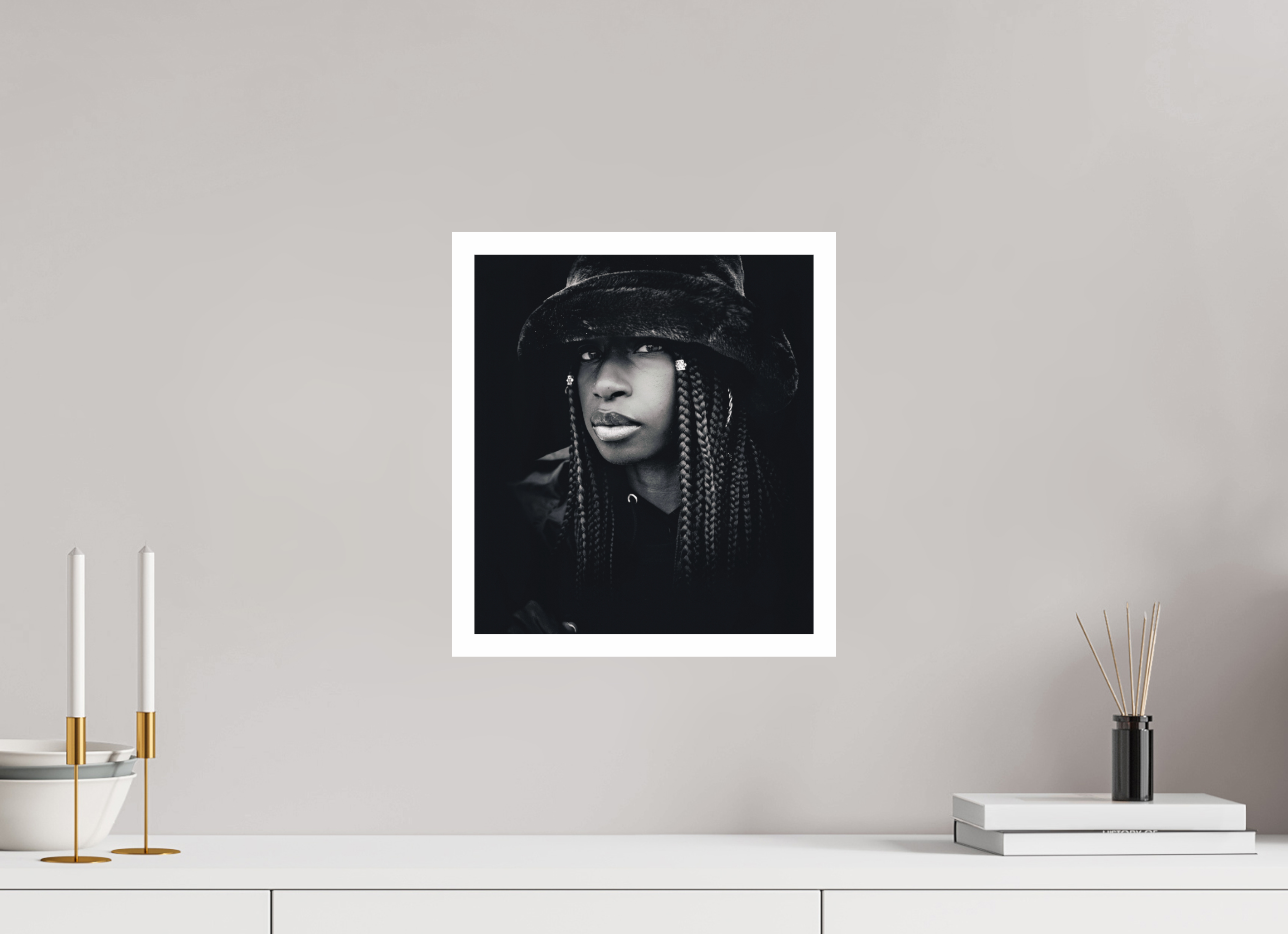 30 x 33,6 cm, Unframed (Hahnemühle Photo Rag Baryta) Cindy (Los Angeles, California)