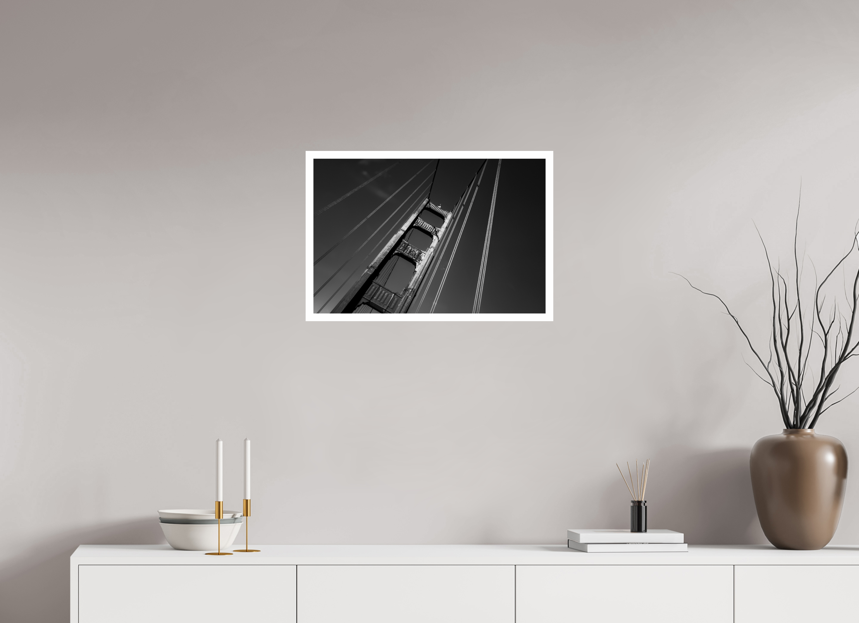 60 x 40 cm, Unframed (Hahnemühle Photo Rag Baryta) Golden Gate Bridge NEW