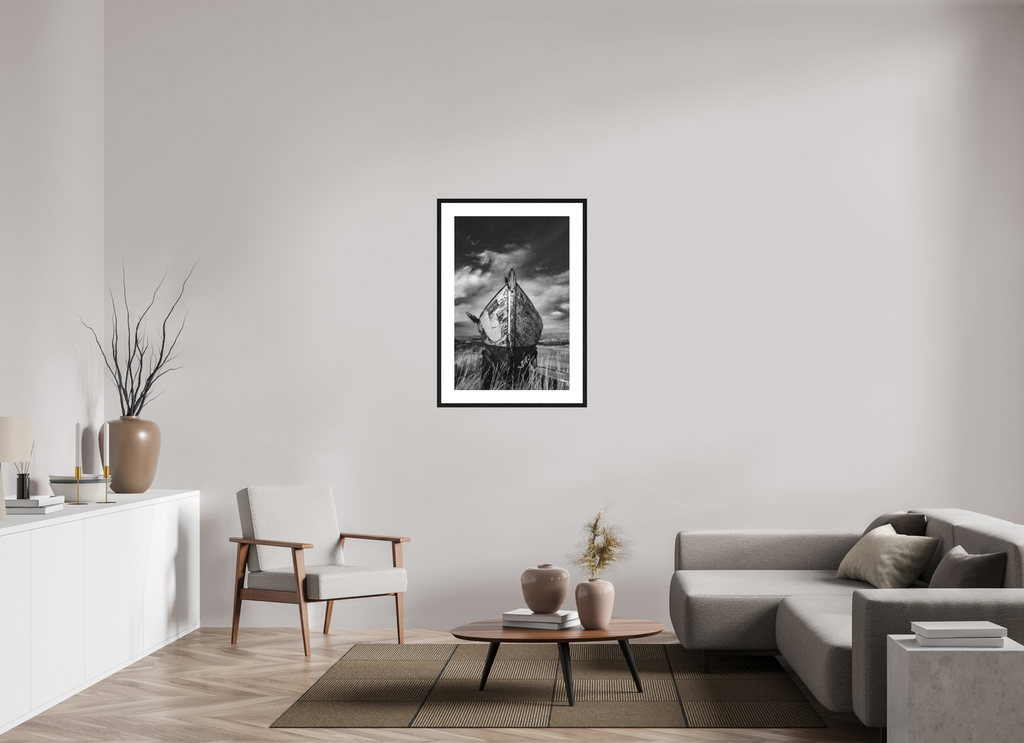 60 x 90 cm, Framed Passepartout (Hahnemühle Photo Rag Baryta) Rest NEW